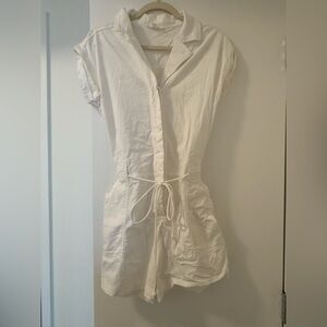Splendid white romper, size small